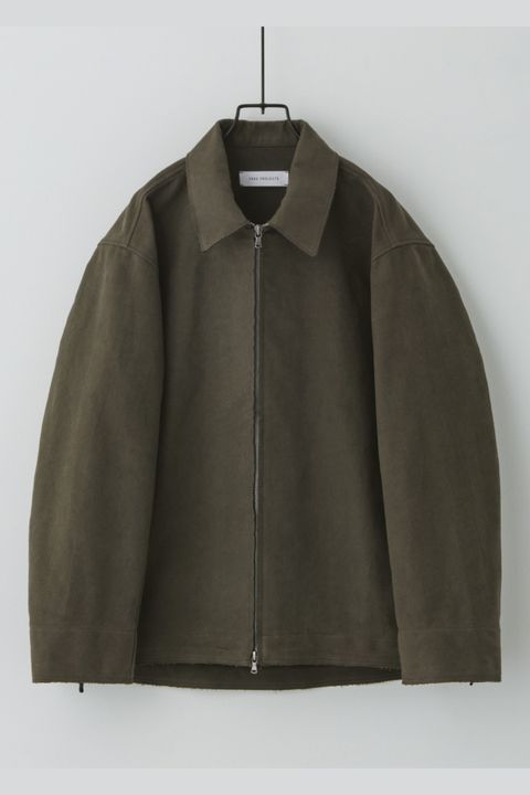 JENS SHORT BLOUSON | KHAKI | コットンスウェードジャケット