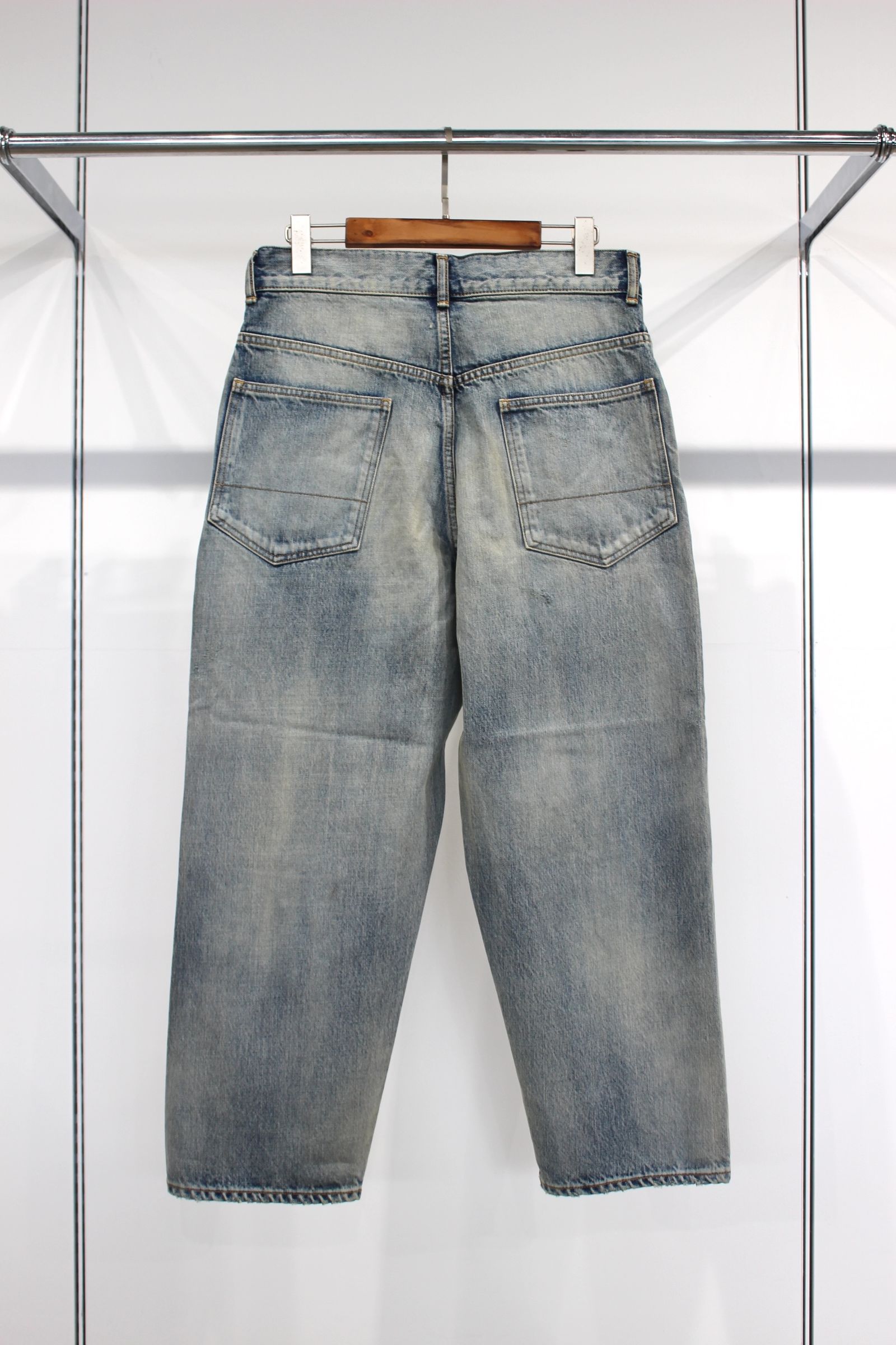 AGING SELVEDGE TAPERED 5P DENIM PANTS | INDIGO | デニム