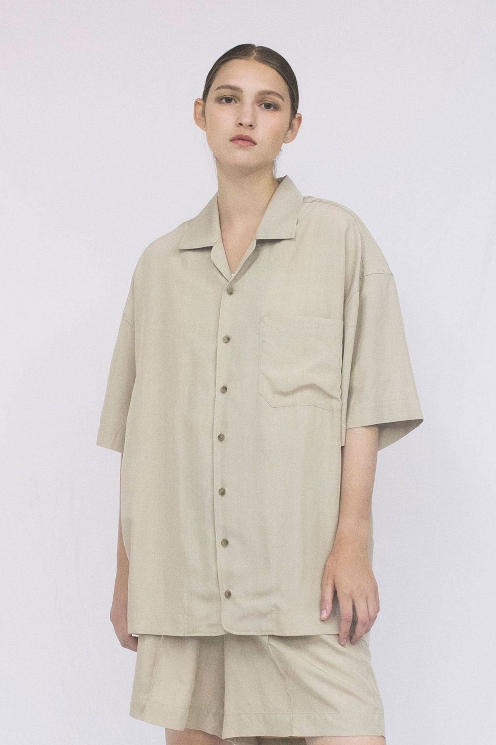 VOAAOV - SOFT DRAPE MODAL HALF SLEEVE Shirts/シャツ | NapsNote