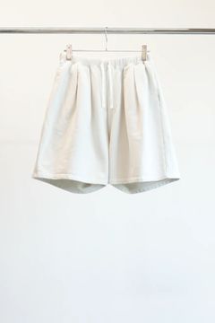 TUCK SWEAT SHORTS | WHITE | スウェットショーツ