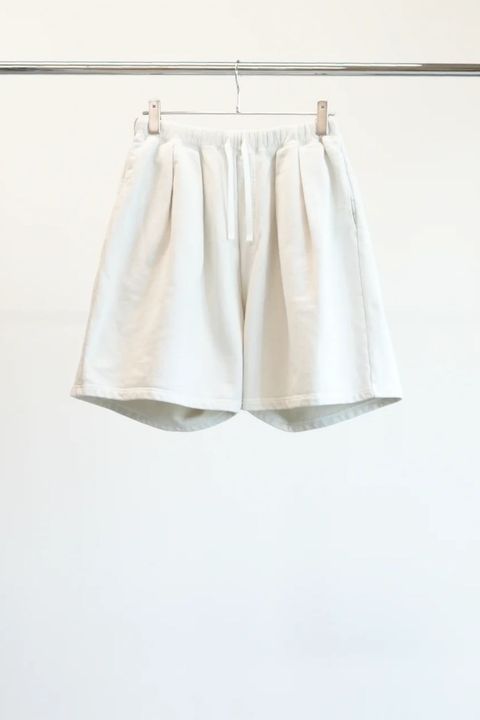 TUCK SWEAT SHORTS | WHITE | スウェットショーツ
