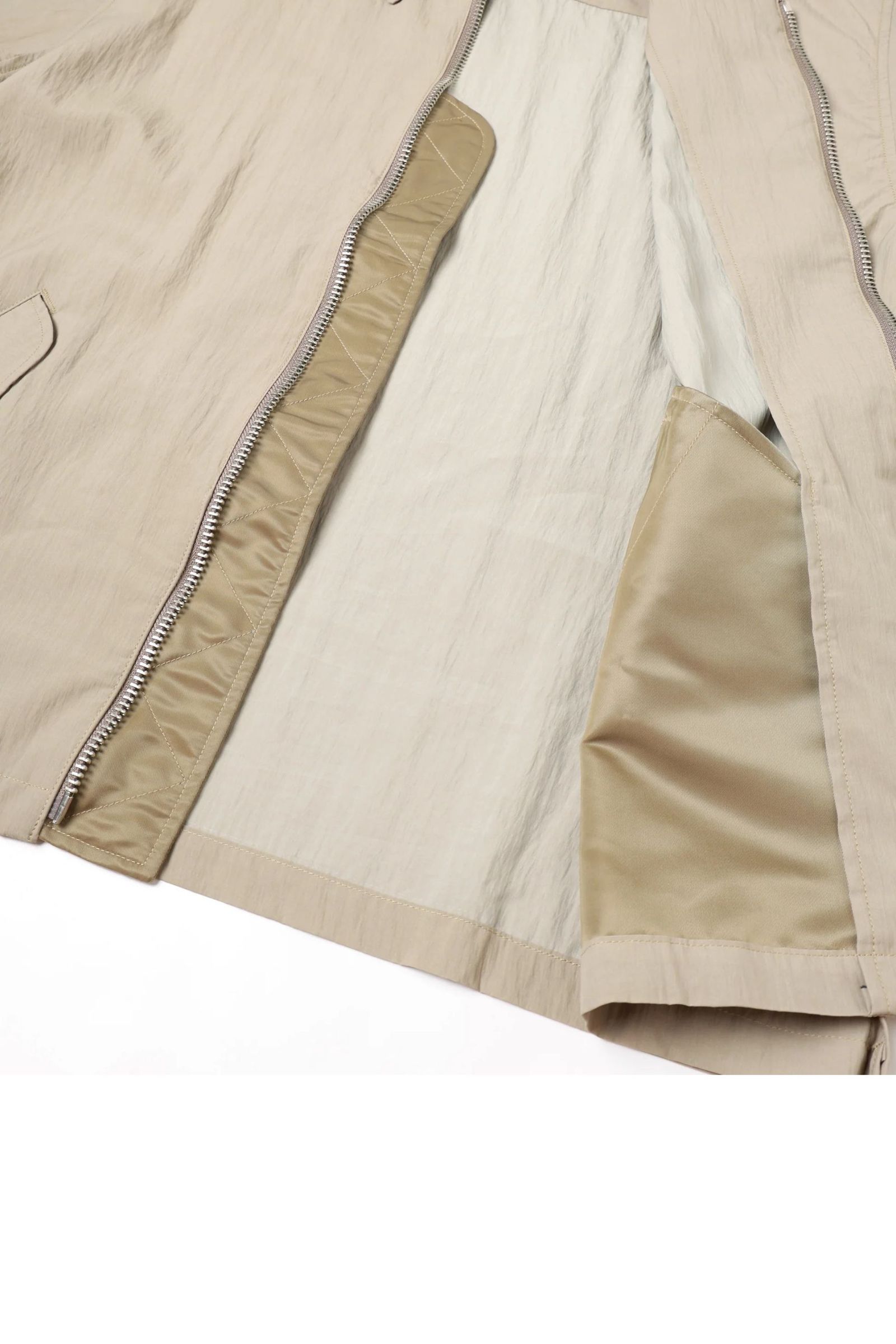 ZIP SHIRT | OLIVE GRAY | シャツジャケット