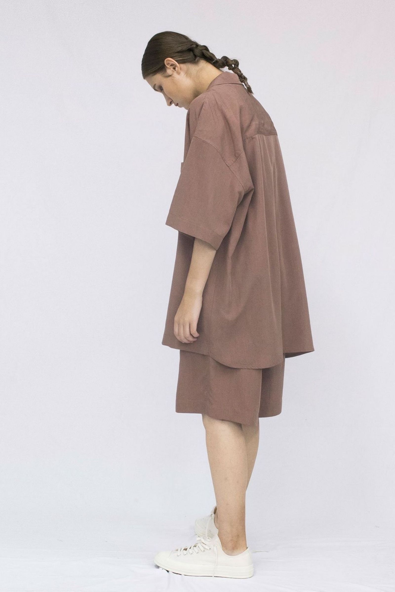 SOFT DRAPE MODAL HALF SLEEVE Shirts/シャツ