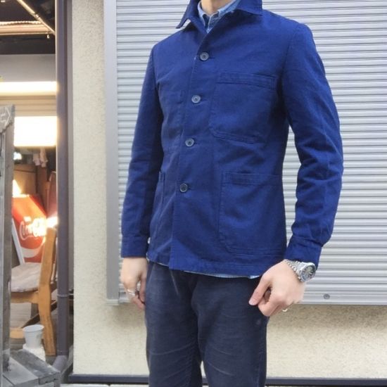 LABWEAR by Fraizzoli (ラブウエア バイ フライツォーリ)ワークジャケット ネイビー