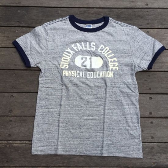 Cheswic( チェスウィック) SIOUX FALLS COLLEGE リンガーTシャツ CH77309 ヘザーグレー