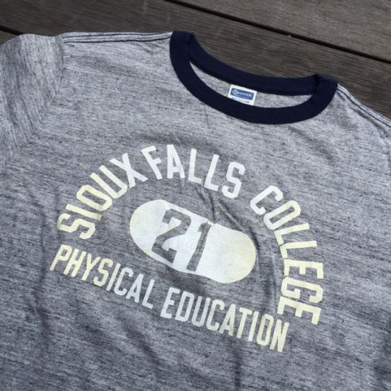 Cheswic( チェスウィック) SIOUX FALLS COLLEGE リンガーTシャツ CH77309 ヘザーグレー