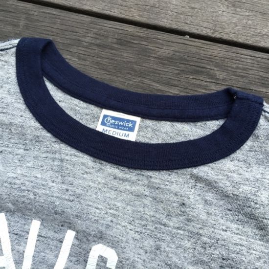 Cheswic( チェスウィック) SIOUX FALLS COLLEGE リンガーTシャツ CH77309 ヘザーグレー