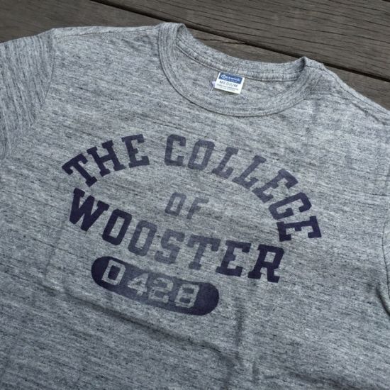 Cheswic( チェスウィック)THE COLLEGE OF WOOSTER Tシャツ CH77303 ヘザーグレー