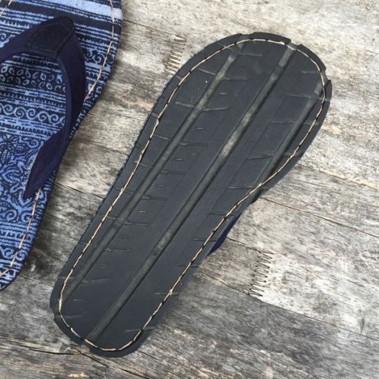GAIJIN MADE(ガイジンメイド)KARENヘンプインディゴバティックサンダル