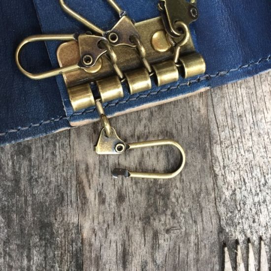 Re.act Leather Works リアクトレザーワークス インディゴレザー キーケース