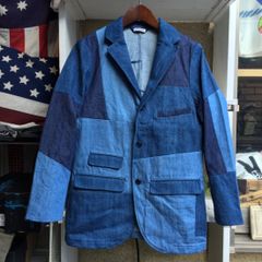 HRR/HRREMAKE/エイチアールリメイク デニムパッチワーク3Bジャケット