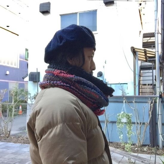 Mr.attick(ミスターアティック)ハンドニットスヌード NARO別注カラー
