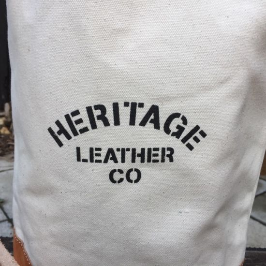 HERITAGE LEATHER(ヘリテージレザー)スウェードボトム バケットショルダーバッグ ブラウン