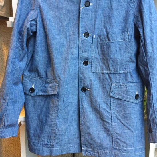 FOB FACTORY(エフオービーファクトリー) レイルロードジャケット ブルー