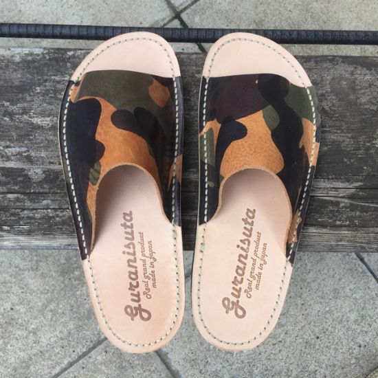 GURANISUTA (グラニスタ) カモフラレザーサンダル