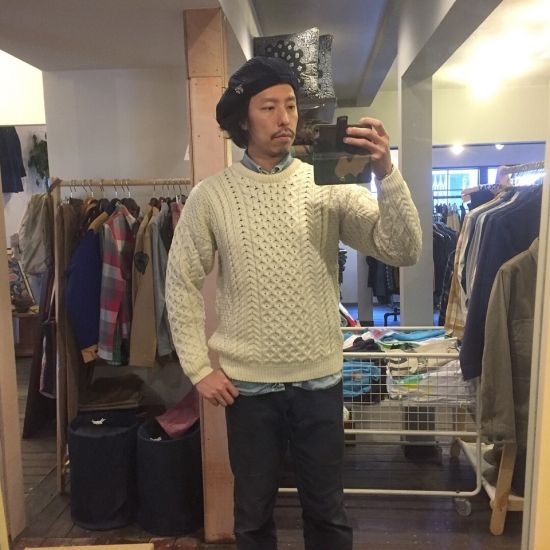 CARRAIG DONN(キャレイグドン) / トラディショナルアランセーター ナチュラル
