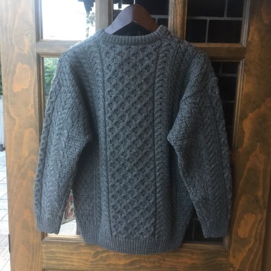 CARRAIG DONN(キャレイグドン) / トラディショナルアランセーター グレー