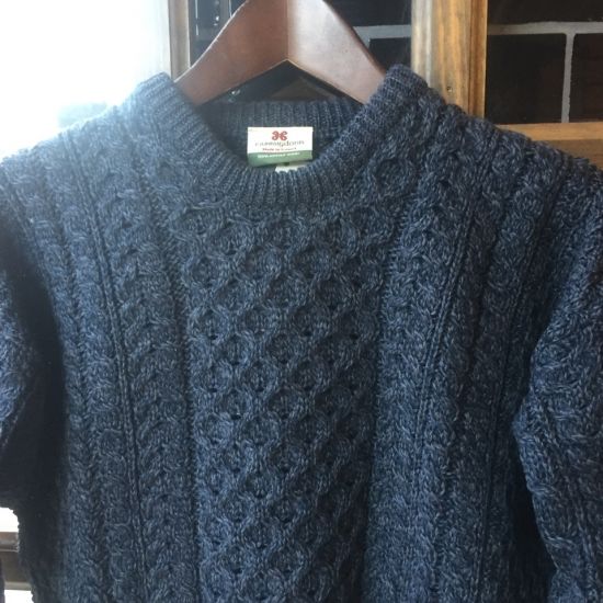 CARRAIG DONN(キャレイグドン) / トラディショナルアランセーター Cグレー