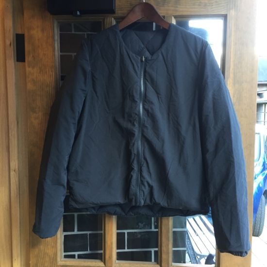 Mt RAINIER DESIGN (マウントレーニアデザイン) / リバーシブルダウンカーディガン ブラック