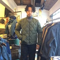 Mt RAINIER DESIGN (マウントレーニアデザイン) / リバーシブルダウンカーディガン オリーブ