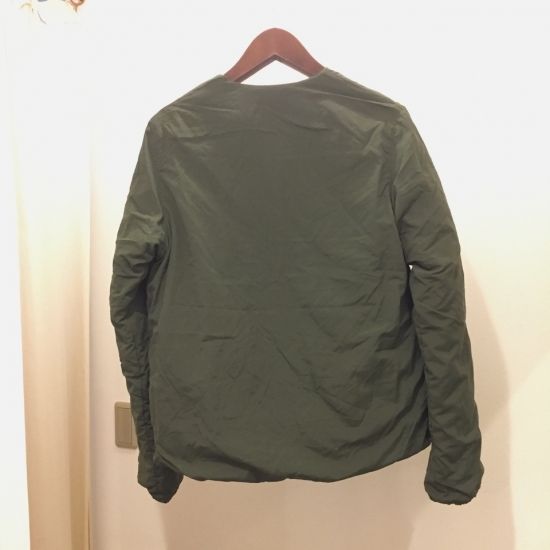 Mt RAINIER DESIGN (マウントレーニアデザイン) / リバーシブルダウンカーディガン オリーブ