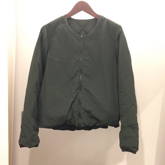 Mt RAINIER DESIGN (マウントレーニアデザイン) / リバーシブルダウンカーディガン オリーブ