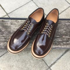 PLUSON SHOE SUPPLY / JOURNEY MAN - ワークオックスフォードモックトゥ ブラウン