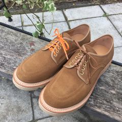 PLUSON SHOE SUPPLY / JOURNEY MAN - ワークオックスフォードモックトゥ スナッフスウェード