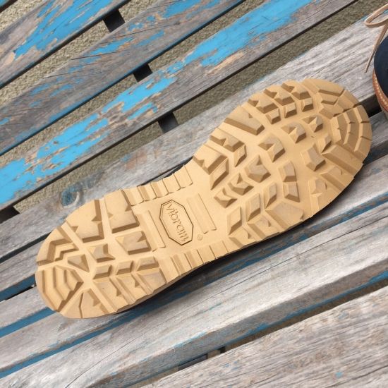 PLUSON SHOE SUPPLY / JOURNEY MAN - ワークオックスフォードプレントゥ ネイビースウェード