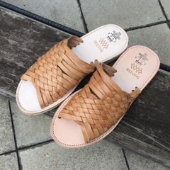 DEEOHS (ディオス)/ レザーワラチサンダル ナチュラル