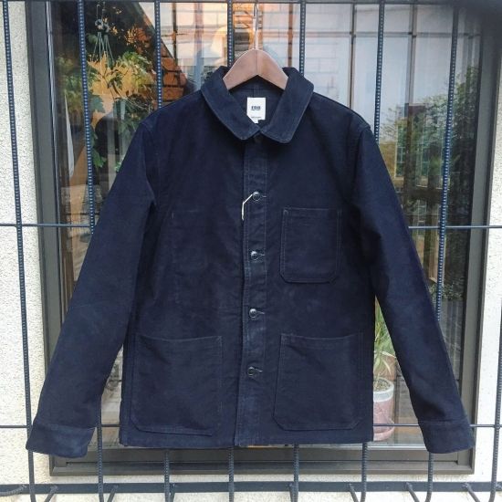 FOB FACTORY - エフオービーファクトリー FOB FACTORY / フレンチモールスキンジャケット ネイビー | NARO  CLOTHING