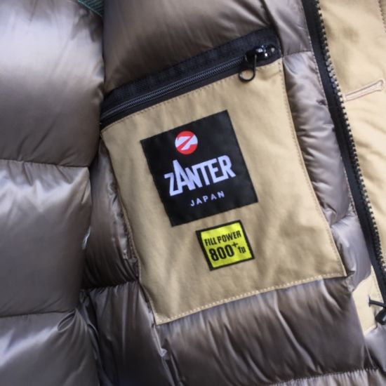 ZANTER JAPAN (ザンタージャパン) ダウンパーカー ベージュ
