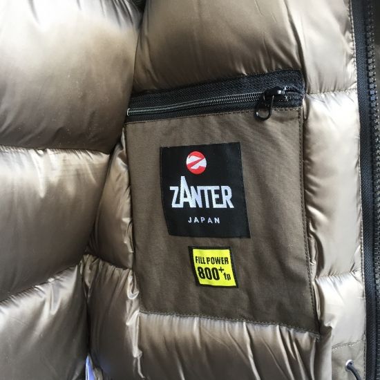 ZANTER JAPAN (ザンタージャパン) ダウンパーカー カーキ