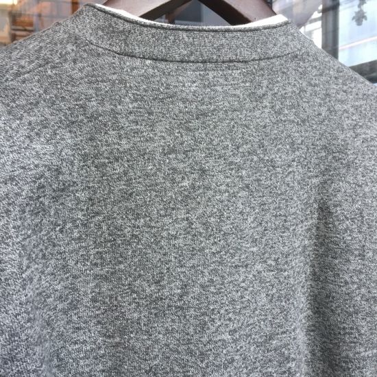 ハリウッドランチマーケット H.R.MARKET / ソフトコットンHエンブロイダリーセーターカーディガン C GREY