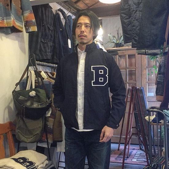 CAMPUS × BLUE BLUE / Bジップジャケット2 ネイビー