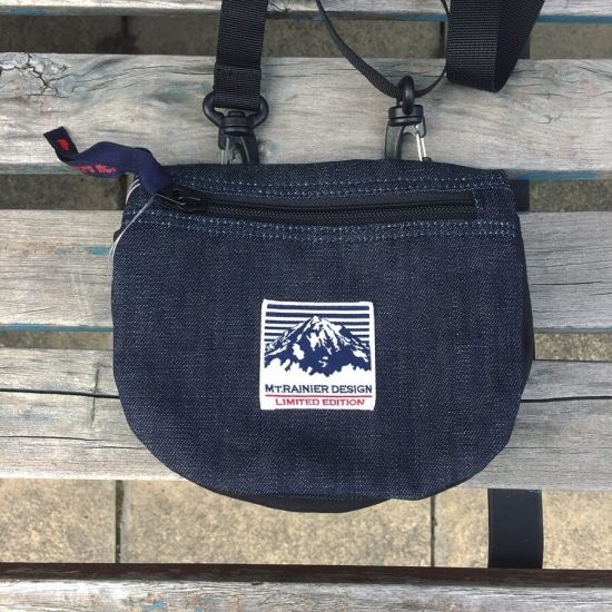 Mt.Rainier Design × BLUE BLUE / デニムコンビウォレットポーチ
