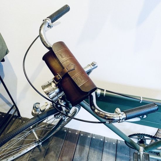 VASCO / レザーメイルマンサドルバッグ ブラウン