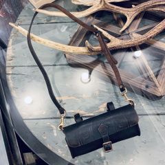 VASCO / レザーメイルマンサドルバッグ ブラック
