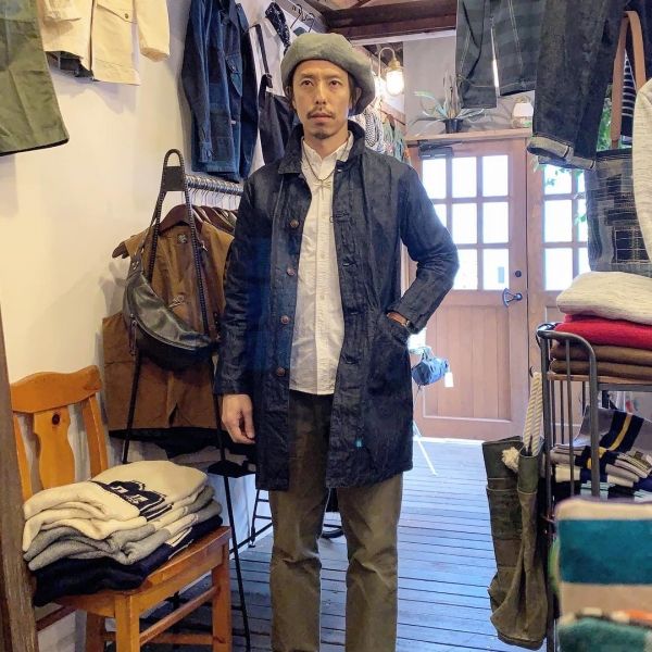 JAPAN BLUE JEANS / Wanderer Coat  コットンリネンデニム