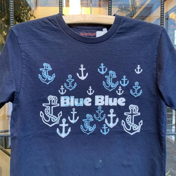 BLUE BLUE / アンカーフェスTシャツ ネイビー
