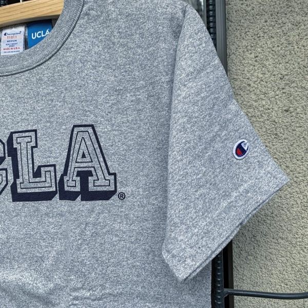 Champion / T1011 - UCLA Tシャツ ヘザーグレー