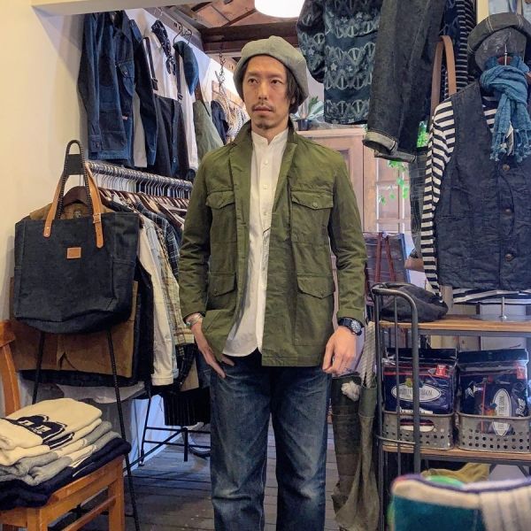 JAPAN BLUE JEANS / メトロフィールドジャケット オリーブ