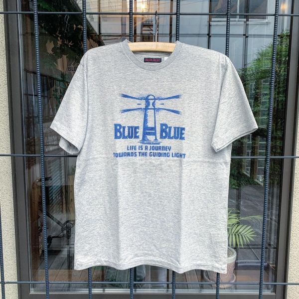 BLUE BLUE / BB ライトハウスTシャツ グレー