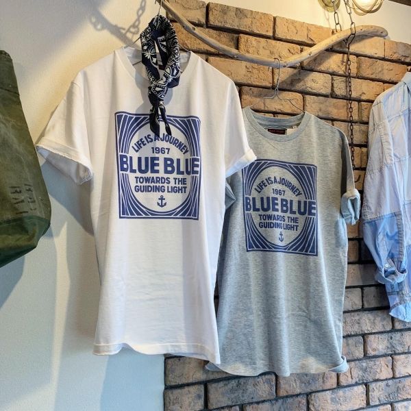 BLUE BLUE / BOX Tシャツ グレー