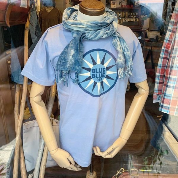 BLUE BLUE / コンパンスTシャツ ライトブルー