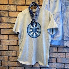 BLUE BLUE / コンパンスTシャツ グレー