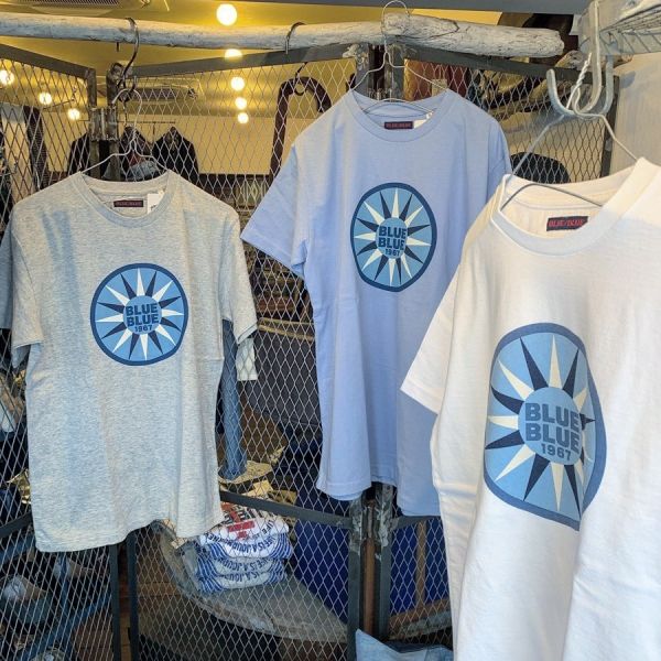 BLUE BLUE / コンパンスTシャツ グレー