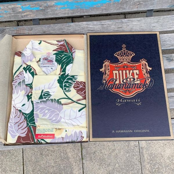 デューク・カハナモク / DUKE KAHANAMOKU(SPECIAL EDITION) / MONSTERA L/S クリーム