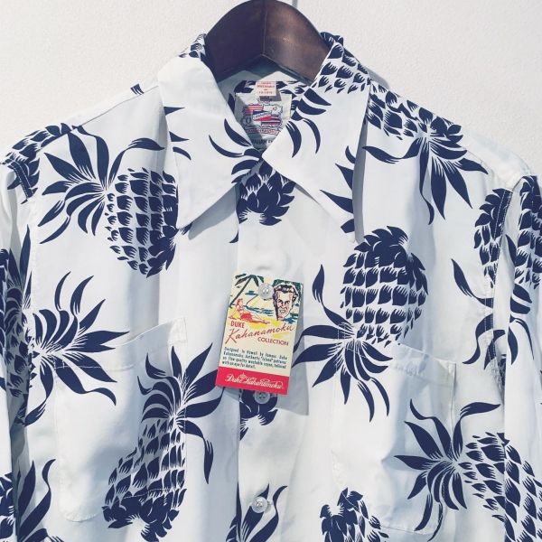 デューク・カハナモク / DUKE KAHANAMOKU (SPECHAL EDITION) / DUKE’s PINEAPPLE L/S ホワイト
