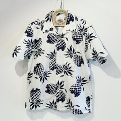 COTTON HAWAIIAN SHIRT “DUKE'S PINEAPPLE” / OFF WHITE (101)